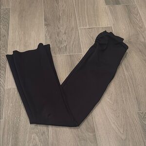 Sls Apparel Girls Black Flared Pants Size M